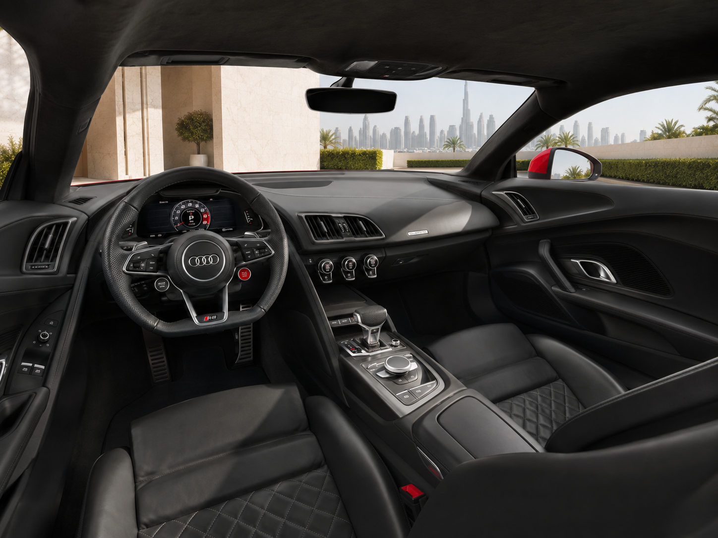 Audi R8 V10 Coupé Rouge — miniature 6