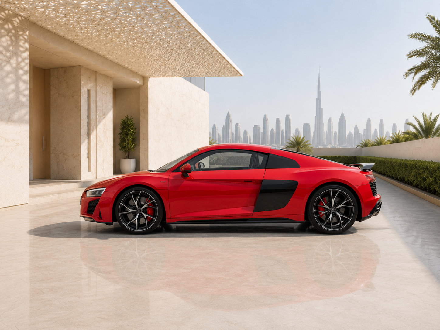 Audi R8 V10 Coupé Rouge — miniature 3