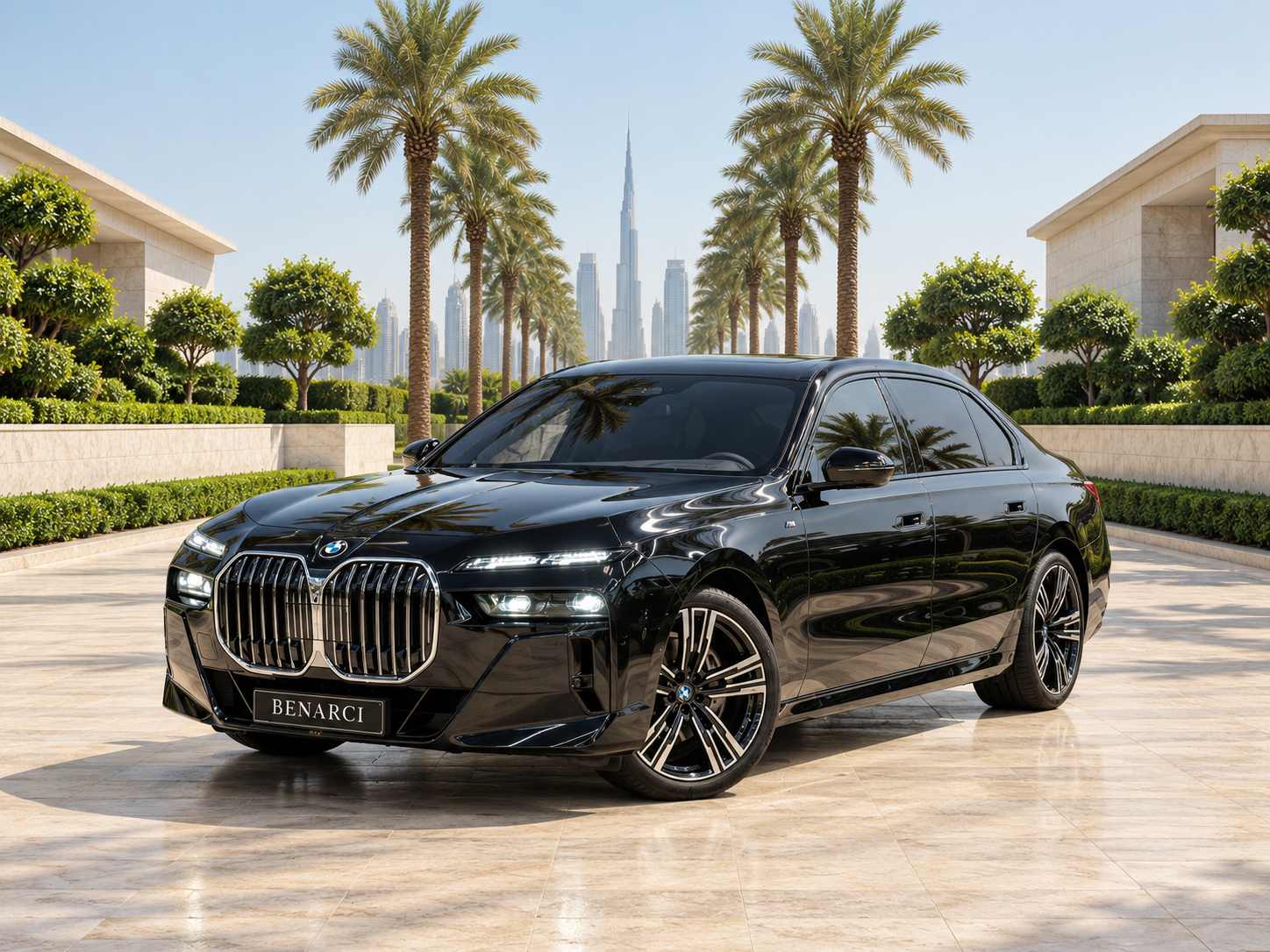 BMW 735i disponible à la location chez BENARCI
