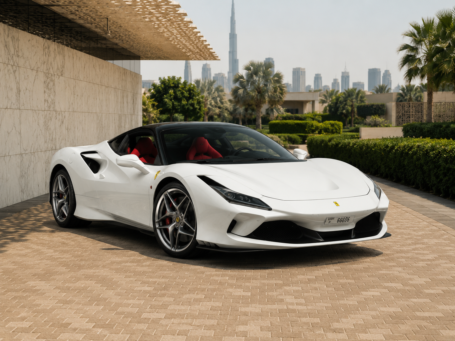 Ferrari F8 Tributo Blanche