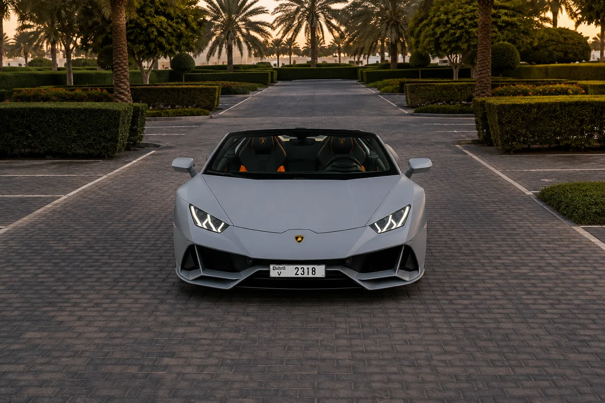 Lamborghini Huracán Evo Spyder Grise — miniature 4