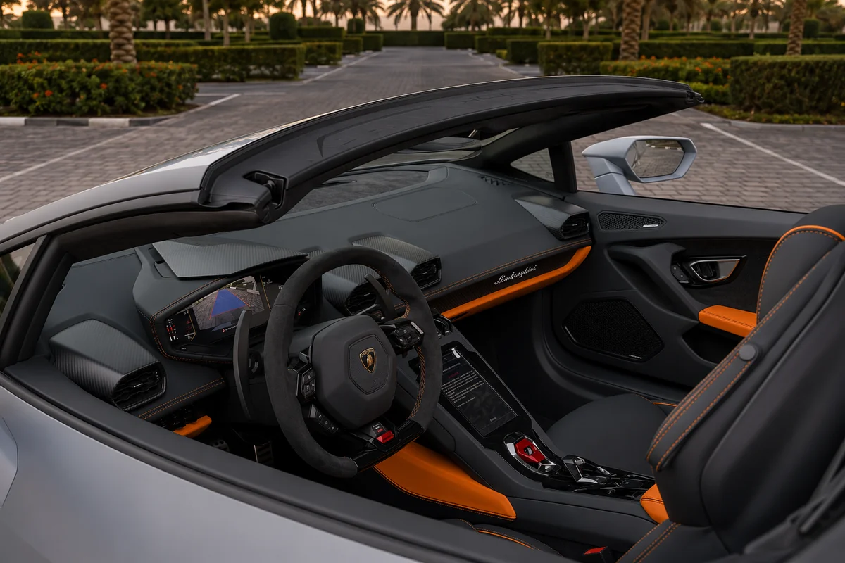 Lamborghini Huracán Evo Spyder Grise — miniature 3