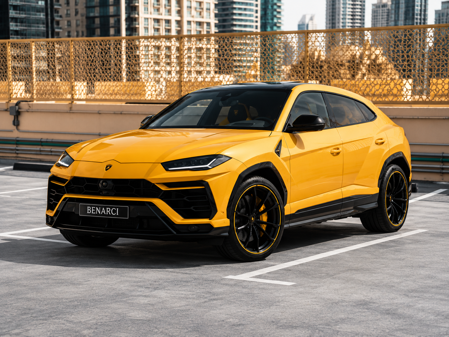 Lamborghini Urus disponible à la location chez BENARCI