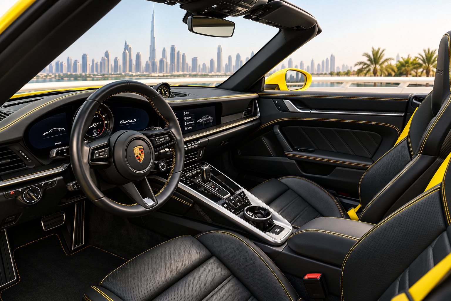 Porsche 911 992 Turbo Cabriolet — miniature 6